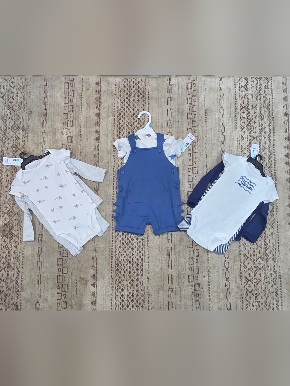New Baby Boy Carters 8 Piece Lot New With Tags